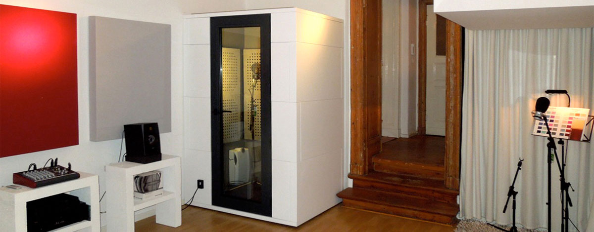 Acoustic soundproof booths